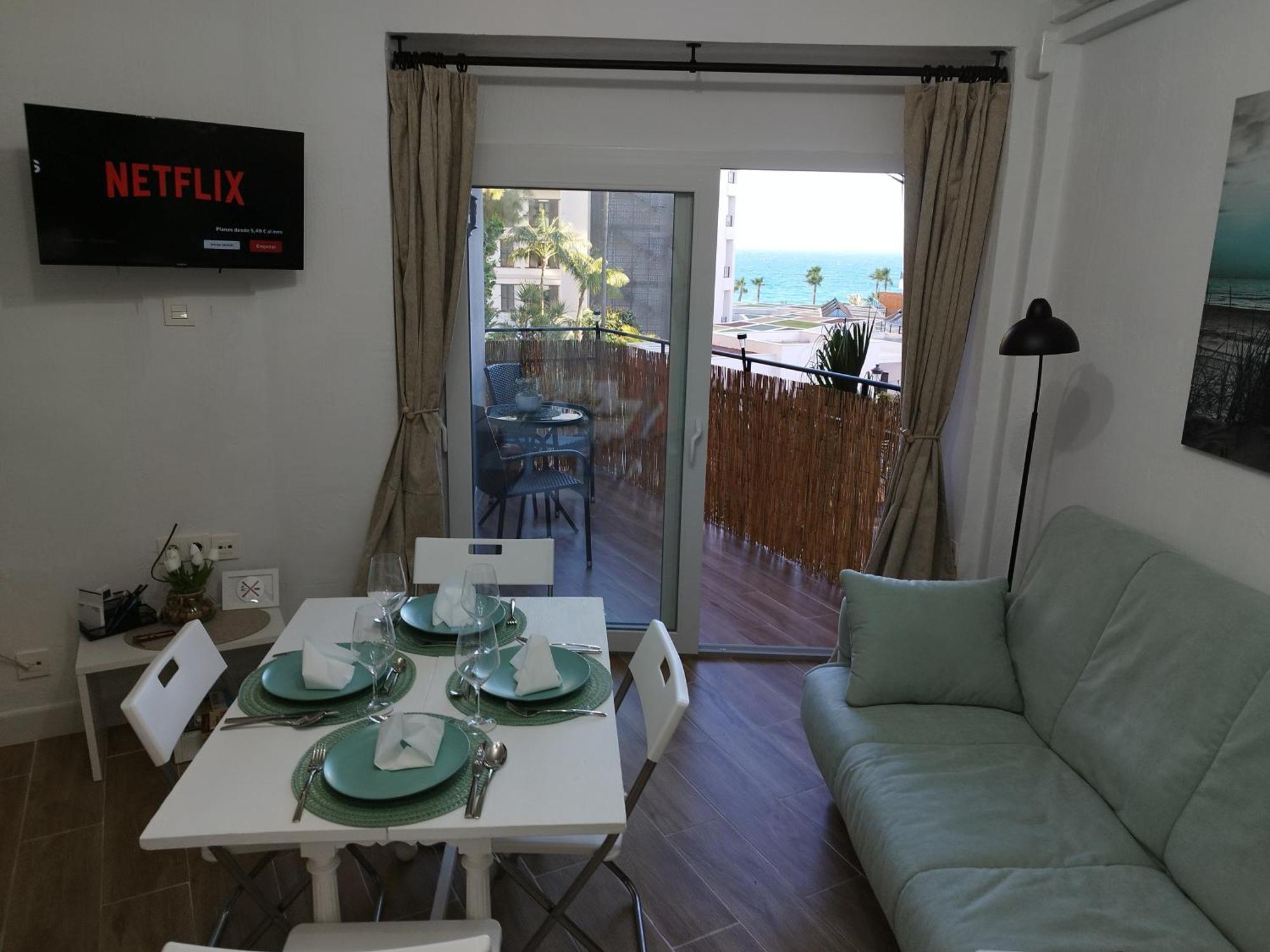 Amazing Front Sea View Studio. Marbella Centre Dış mekan fotoğraf